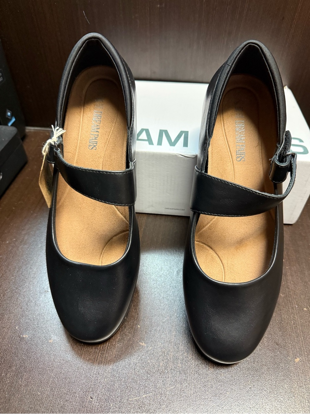 Dream Pairs Black Mary Jane Comfort Flats